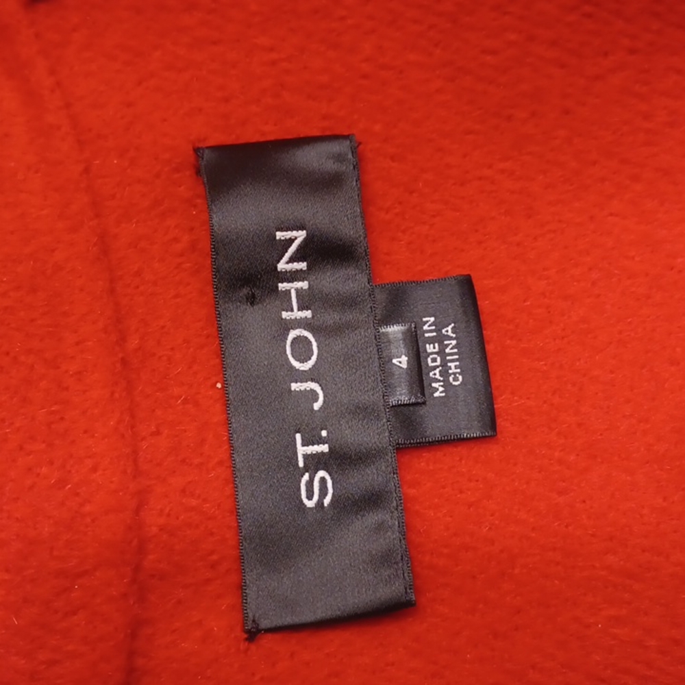 St. John Cashmere/Angora Blend Button Front Jacket- Sz. 4 - Picture 7 of 10
